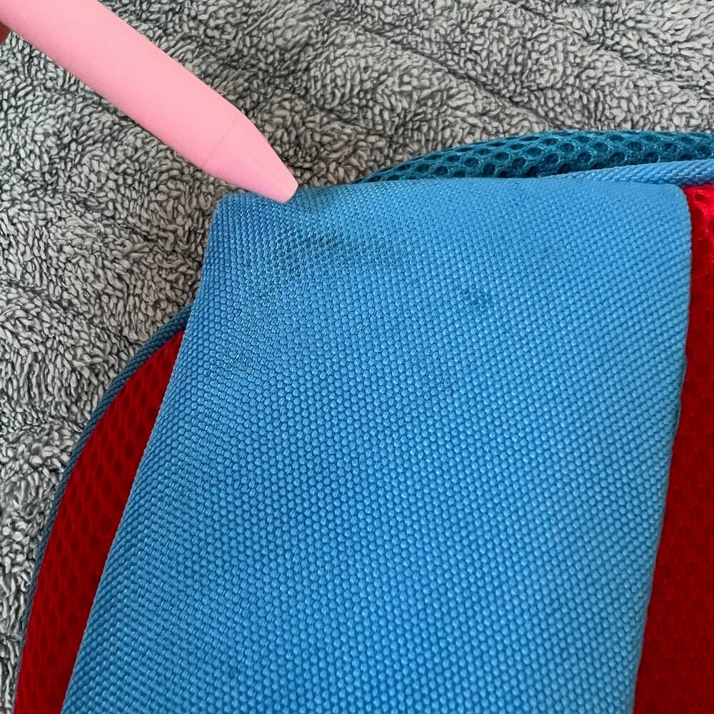 Kids Gaming Backpack Nintendo Switch Style Red Blue School Bag - Picture 8 of 13